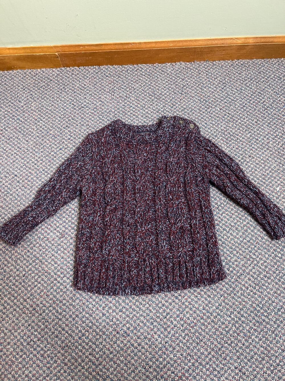 The Children's Place Burgundy Wool Blend Sweater 18 month